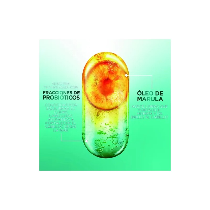 Kit Shampoo Garnier Fructis Probioticos Rutina 2 Pasos