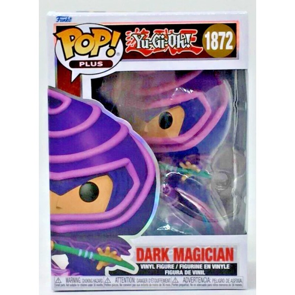 Funko Pop! PLUS Yu-Gi-Oh! Dark Magician #1872 with POP Protector