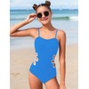 TALLWH - Traje de baño de una pieza para niña,