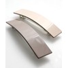 Vingtaine H7474-MOC- Enameled Square Barrette Hair Clip, Mature Gift, Bulk