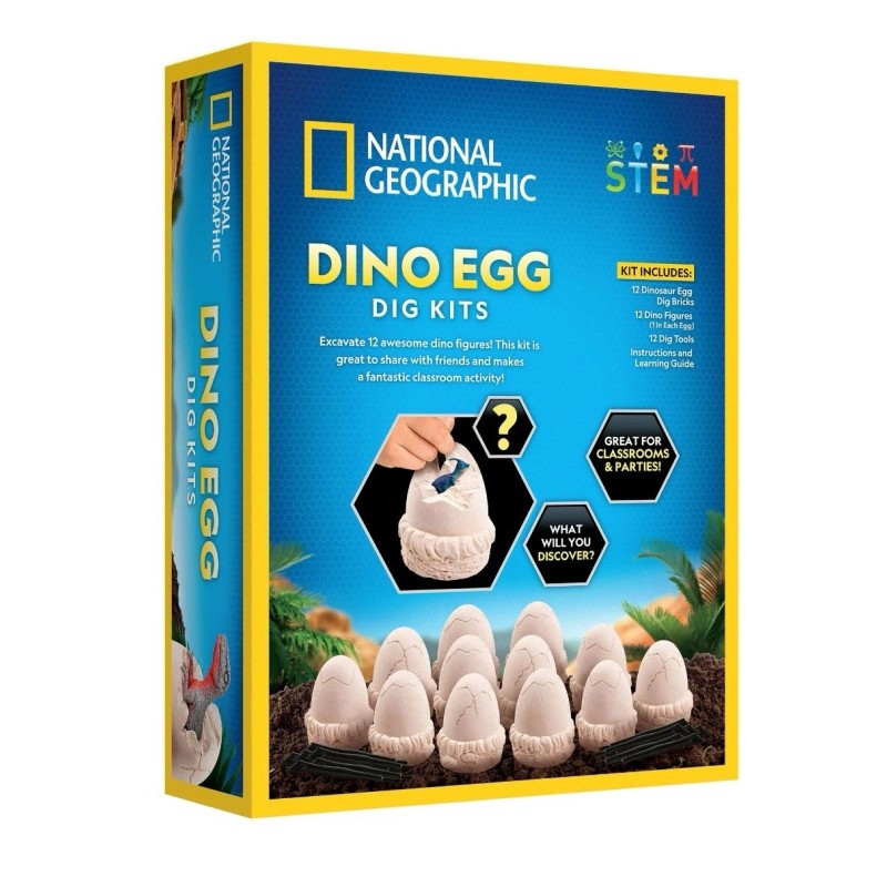 National Geographic Dino Egg Dig Kits OG Rare 12 Complete