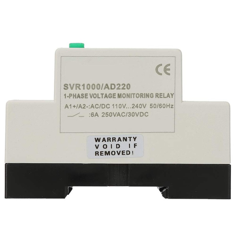 SVR1000 Single Phase Relay Surge 20V-80V Undervoltage 0.1V-30V AC/DC (AD220)