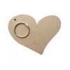 Unbranded Heart-Shaped Album: 10 Pages Heart [Style-B] Bare Chipboard Book