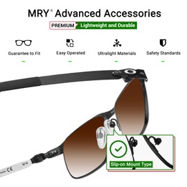 Mryok Replacement Nose Pad for Oakley Surface Plate OX5132 Glasses - Options, 3 Pairs