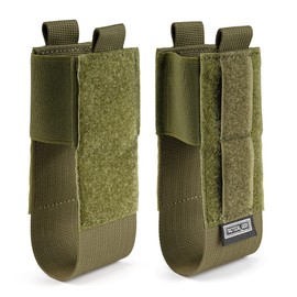 TACTICAL GEEK EXT6 EDC Organizer, Multi-Functional Utility Elasticity Small Tool, Modular Storage and Organisation System, Nylon Compact Organizer for Daily Carry (Green)