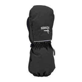 Kombi Gondola ll Soft Warm Insulated Waterproof Breathable Comfortable Durable Winter Skiing Mittens, Black, Large