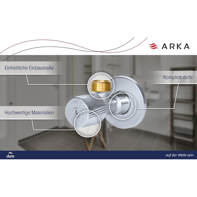 Duro Twist Angle Valve, 1/2 to 1/2 Inch Angle Regulating