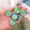 Earth Brooch Save The Planet Lapel Pin for Women Cartoon