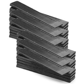 Composite Shims (36 Pack) - Hard Composite Shims for Home Improvement - Never Rot Shims for Leveling - Restaurant Table Shims - Table Wedges - Toilet Shims - DIY Furniture Levelers - Stock Your Home