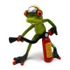 Sweet Fire Brigade Frog with Hose Decorative Figurine Decoration Decorative