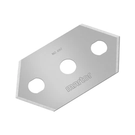 MARTOR 10 x Pointed Blades Scalpel Replacement Blades 22.4 mm Sharp in Dispenser 4-Way Usable No. 692