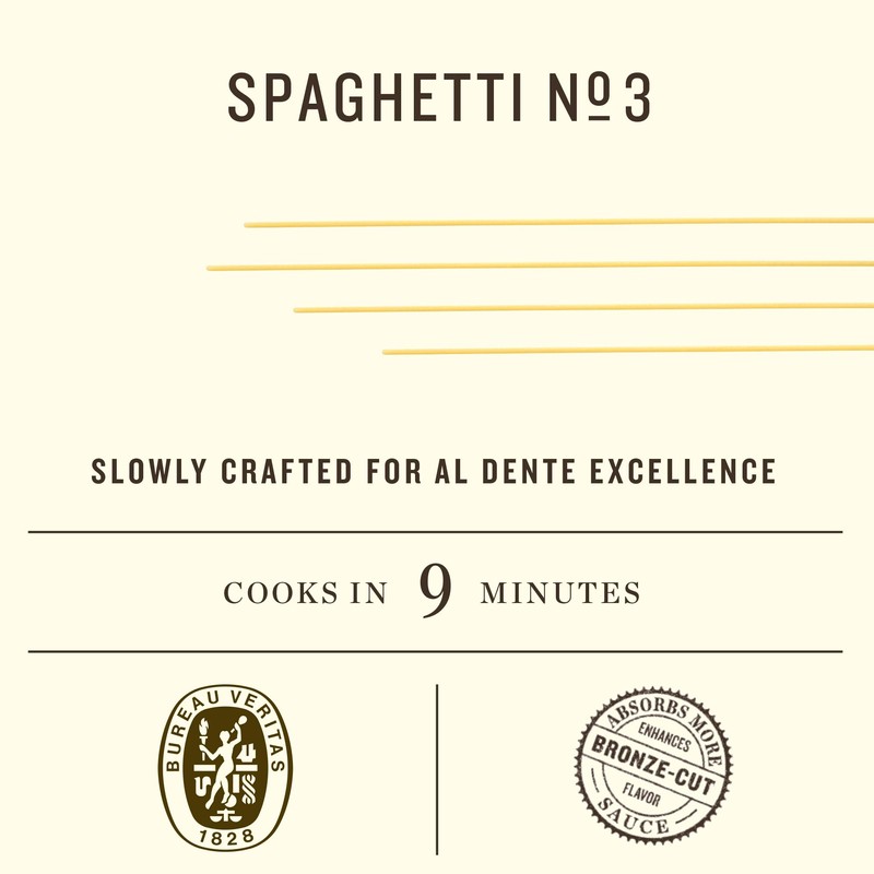 Rummo Spaghetti Pasta N.3 - Spaghetti Pasta Noodles, Durum Wheat