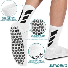 MENDENG Socks Non Anti Slip Skid py Men Socks Soccer Training Equipment Running Hiking Sports Athletic Yoga Hospital Pilates Women Socks