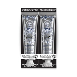 Dr. Sheffield's Fluoride Free Whitening Toothpaste, Mint, No SLS, 2-Pack | Certified natural fluoride free toothpaste helps reduce plaque, whiten teet