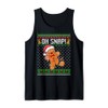 Oh Snap Gingerbread Kid Men Women Ugly Christmas Costume Tank