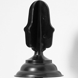 Solus Black Plastic Finial for Acorn Post Top Enclosures