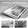 USHOWER 24x36'' LED Bathroom Mirror, Lighted Vanity Mirror, Touch Glass