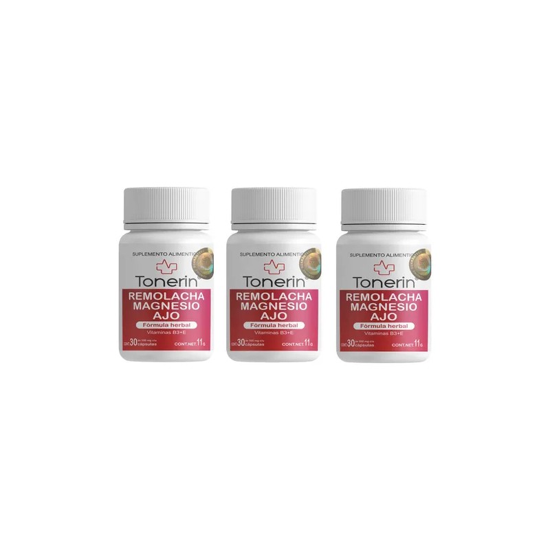 Suplemento en cápsulas blandas Complejo Herbal Apoyo Cardiovascular Remolacha x