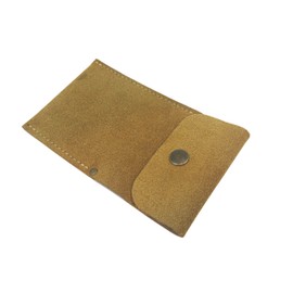 French Leather Cabinet Scraper Case Holder Wallet with Four (4) Pockets for 3-1/4” x 6-1/2” Scraper Blades 115590