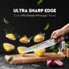 SCOLE® Chef Knife Ultra Sharp Kitchen Knife Set 7-Piece, Premium