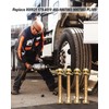 Qnbes 4 Pcs Brake Cage Bolt for Semi Truck, Release