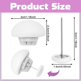 Snillok 12 PCS Duvet Clips Non-Slip Duvet Cover Clips Pins Quilt Fixator Reusable Duvet Pins Fasteners Duvet Comforter Clip with One-Key Unlock for Blanket Bed Sheet Curtain Socks Mattress (White)