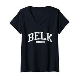 Belk Alabama AL JS03 College University Style V-Neck T-Shirt