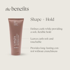 L'ANZA Nourishing Curl Gel - For Strong, Long-Lasting and Visible Hold - Sulphate Free, Paraben Free (200ml)