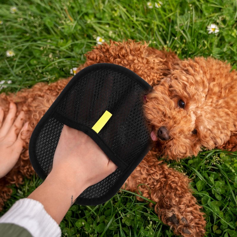 Kifmurase 2Pcs Pet Hair Removal Glove, Electrostatic Pet Hair Removal