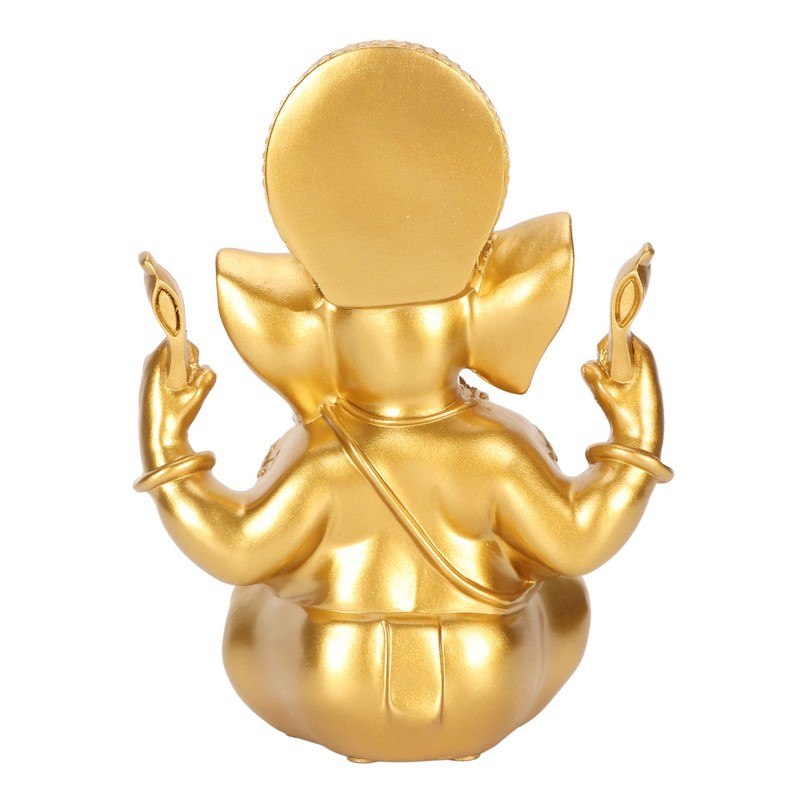 Indian Ganesha Statue Elephant Hindu God Sculpture Resin Decorative Indian