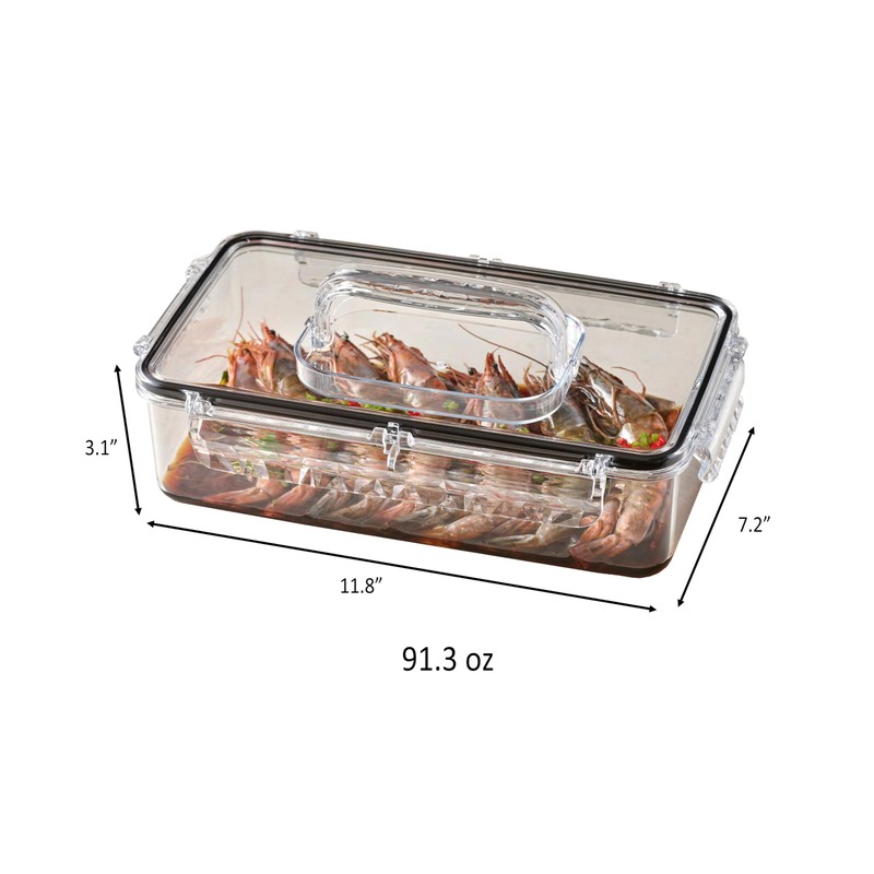 gotman Airtight Food Storage Containers (91.3 oz) | Lid With