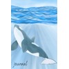 Orca Journal: lined notebook for school, home and everyday living