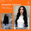Full Shine Extensiones de Cabello con Clip Rubio y Negro