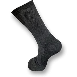 COSHAL® 2 Merino Wool Socks Men's Wool Warm Thermal Socks Winter Wool Walking Hiking Socks Mens Outdoor Indoor Thick Warm Socks Size 6-11, Charcoal