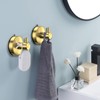 DGYB Suction Cup Hooks for Shower Set of 4 Gold
