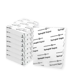 Springhill White 8.5” x 11” Cardstock Paper, 110lb, 199gsm, 750 Sheets (8 Reams) – Premium Heavy Cardstock, Printer Paper with Smooth Finish for Greeting Cards, Flyers, Scrapbooking & More – 015300C