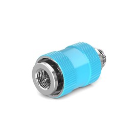 PrimoChill Male to Female G 1/4 SX Pull Drain Valve - Sky Blue