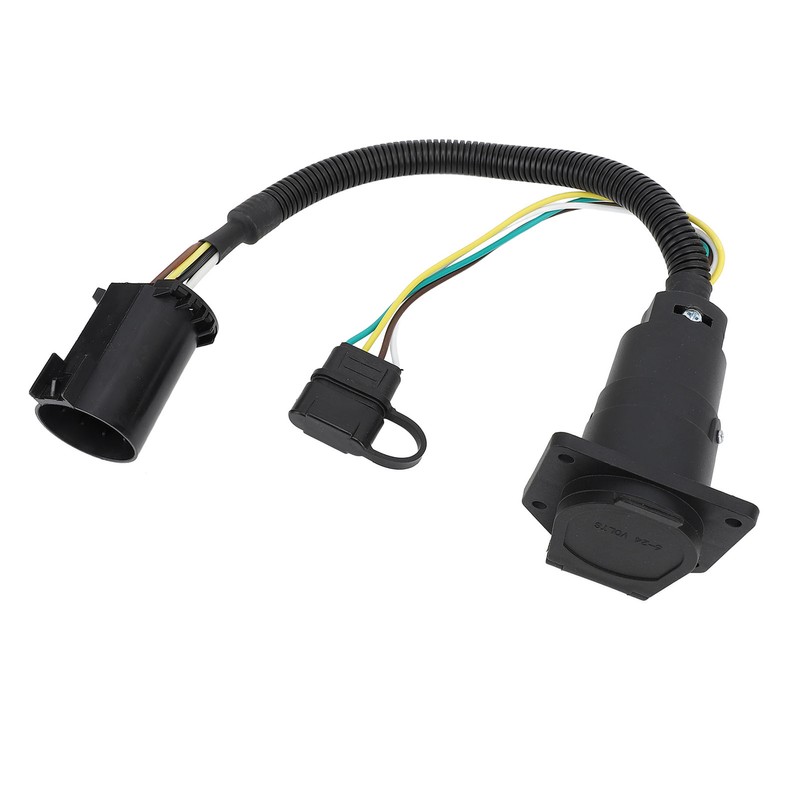 6‑24V 7 Pin to 7 and 4 Pin Trailer Adapter