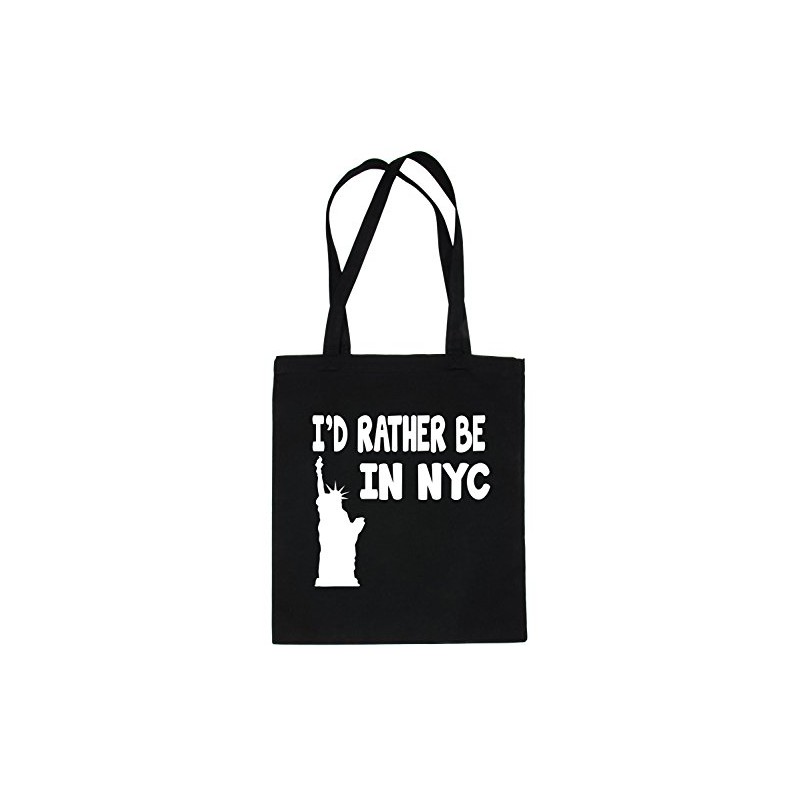 Print4U I'd Rather Be In New York NYC Shopping Tote