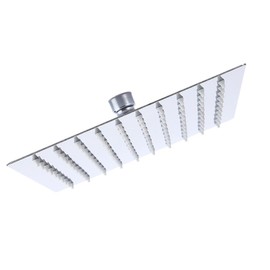 20 cm ideal standard Idealrain Cube Rain Shower with Square Chrome Rain Shower Head Anti-limescale Jets Ball Joint with Female Thread 1/2