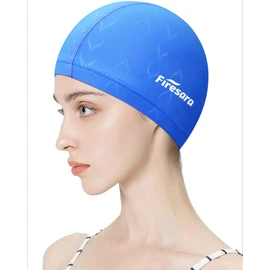 Firesara Fishtail Fabric Swim Cap for Men Women, Breathable High Elasticity Swimming Cap Quick Dry Hair Protection Soft for Long Hair Short Hair, Kids Boys and Girls