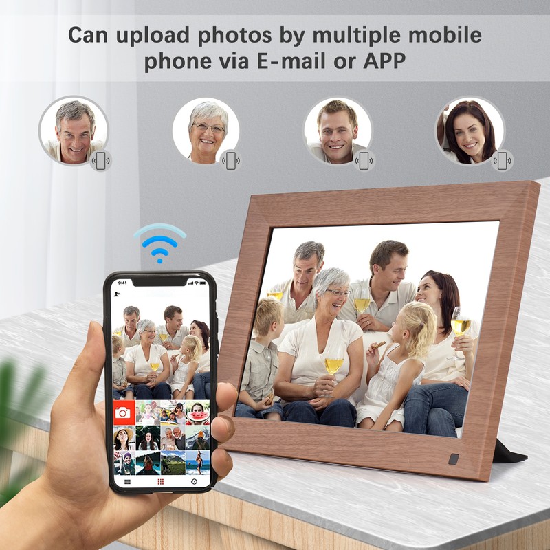 Andoer 10 Inch WiFi Digital Photo Frame Smart Digital Picture
