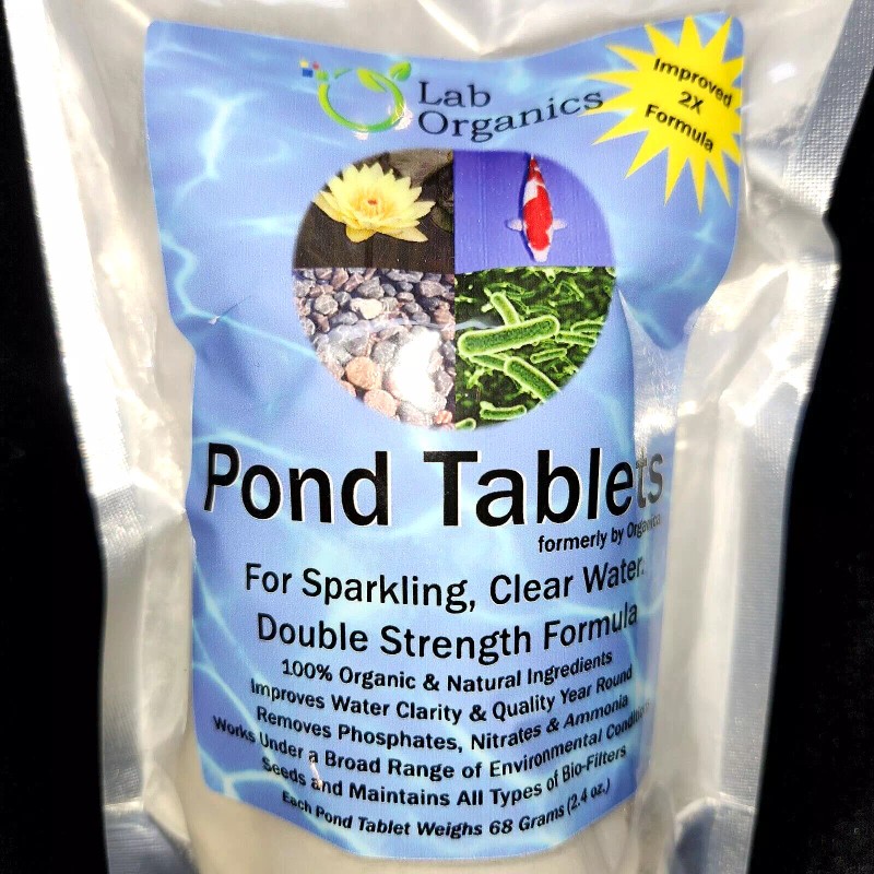 Lab Organics POND TABLETS formerly Organica (all natural for Clear