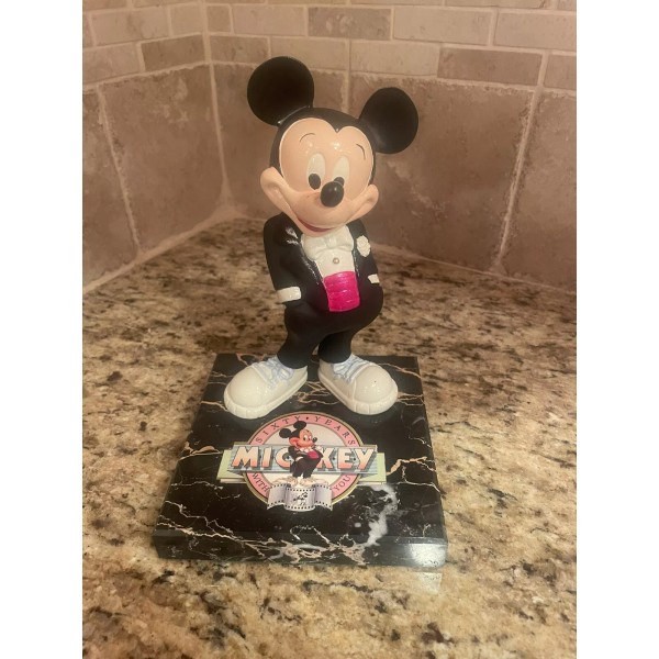 Pride Lines Limited 1988 Mickey Mouse 60th Birthday Figurine. New