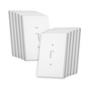 Bates- Light Switch Plates, 10 Pack, Oversize 5.5" x 3.5",