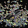 Blinginbox 150pcs Nail Art Rhinestones Crystal AB Flatback Round Rhinestones