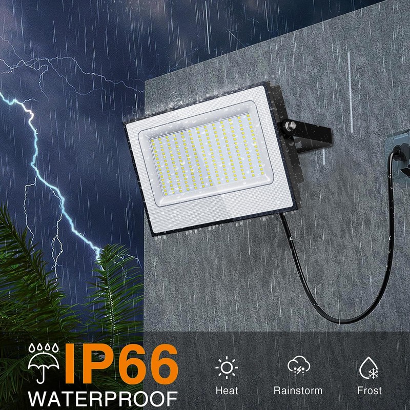 Onforu 200W Flood Lights Outdoor,19000lm Bright LED Work Light with