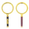 Handheld Magnifier 80mm Diameter 10x Magnifying Glass for Reading, Inspection,