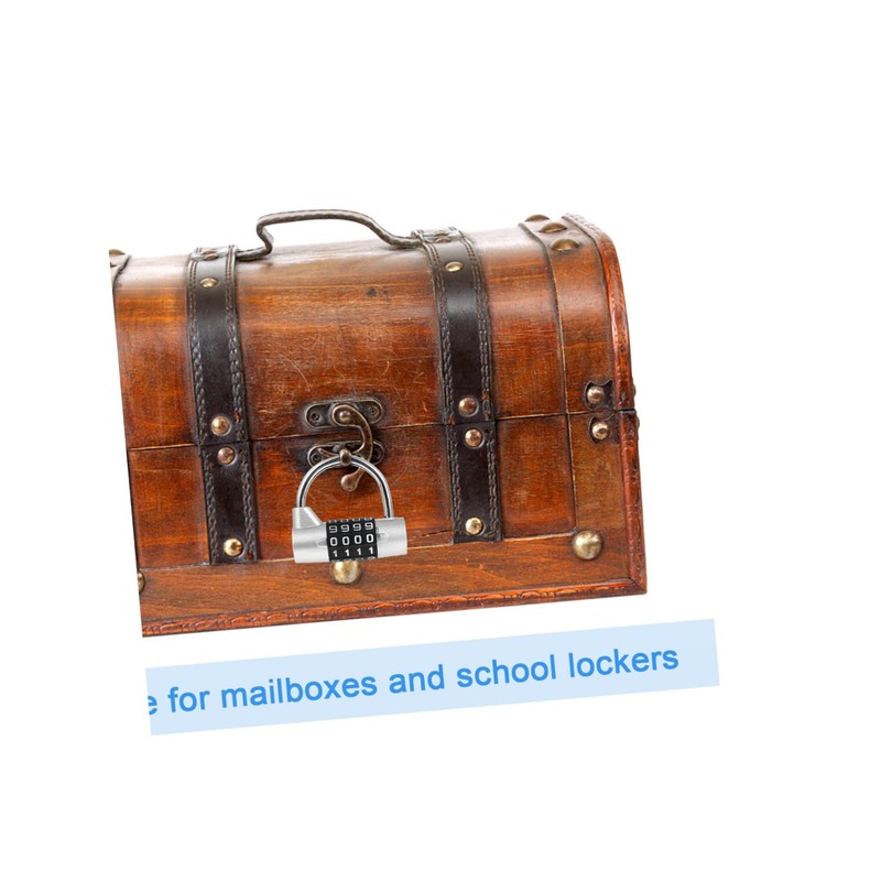 SHINEOFI Combination Lock Convenient Padlock for Mailboxes Cabinets Durable Construction