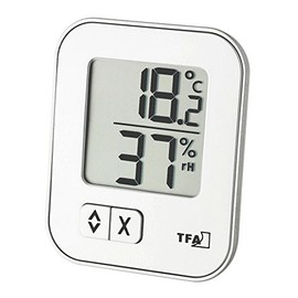 TFA Dostmann Moxx Digital Thermo-Hygrometer, 30.5026.02, White